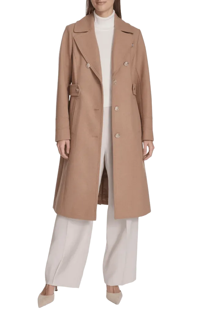 Notch Lapel Military Coat