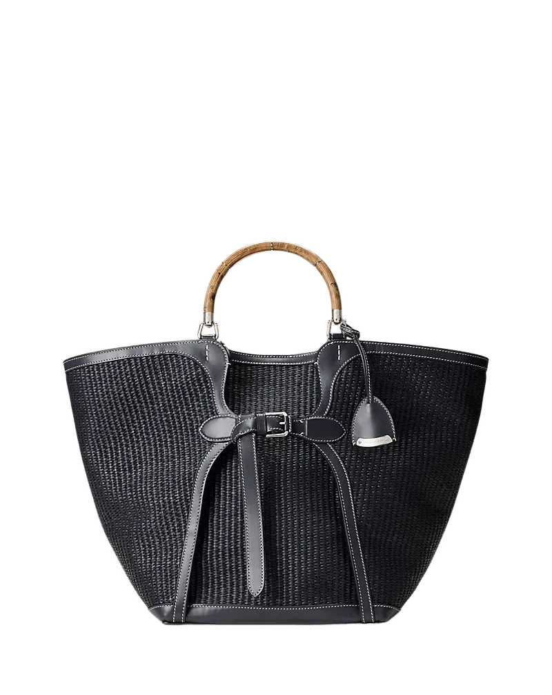 The Ralph Braided Raffia Large Tote