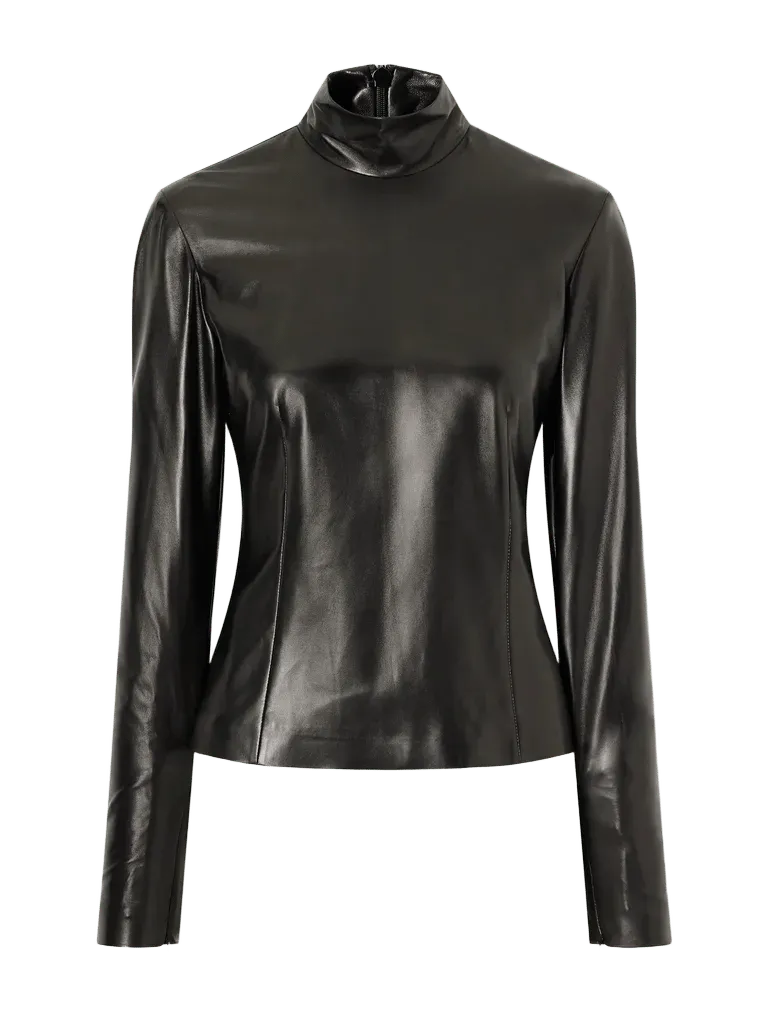 Leather top