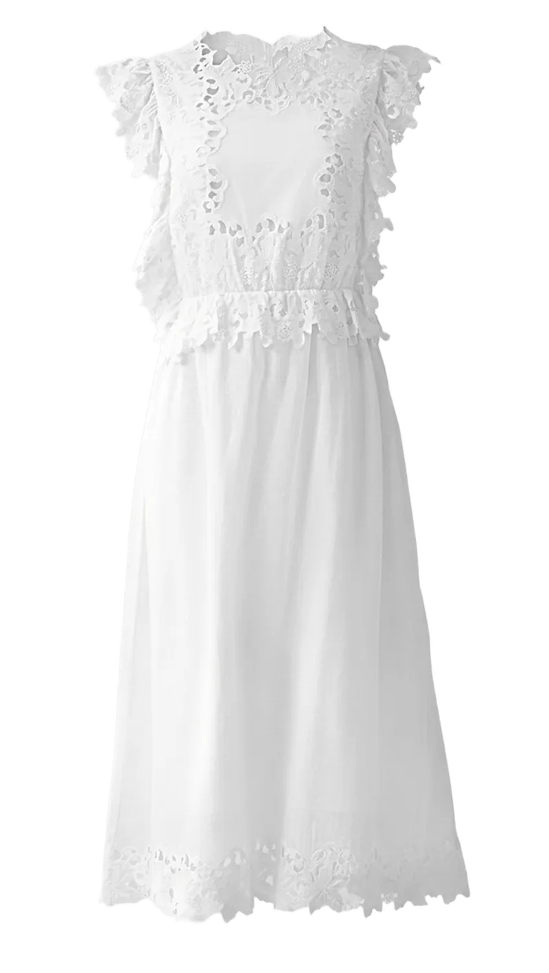 Eleannora Embellished Midi Dress