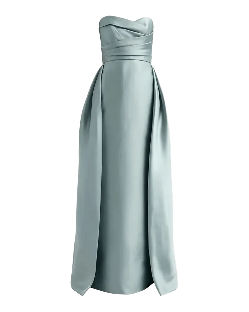 Mikado Draped Column Gown