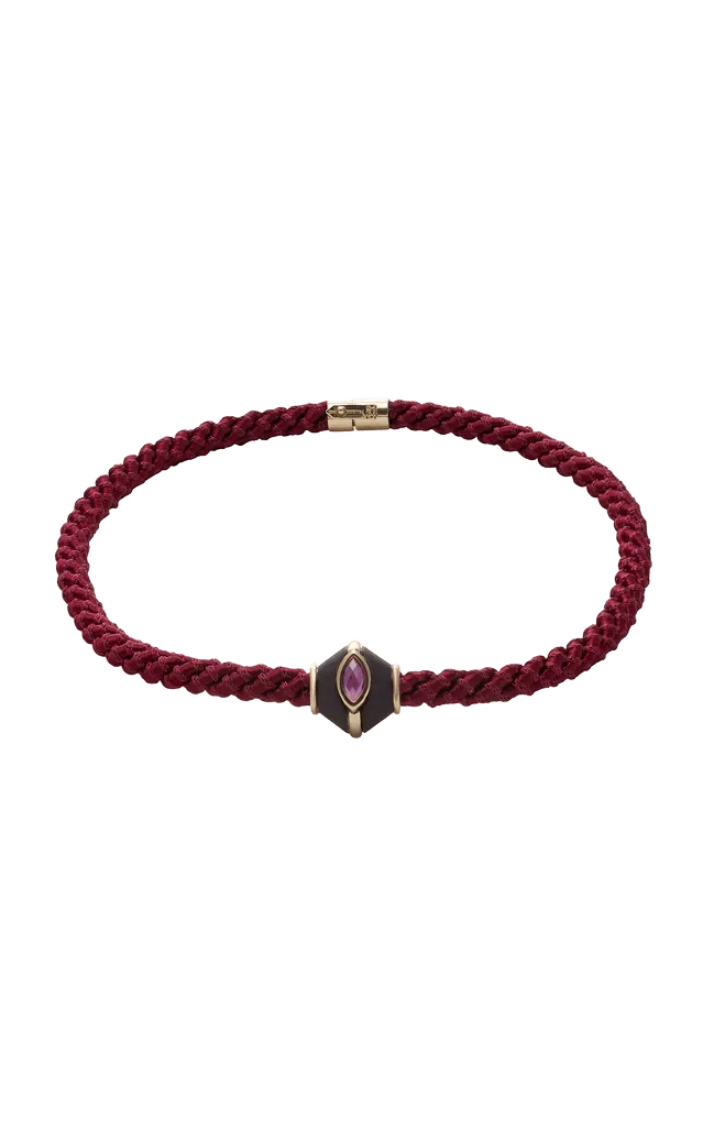 Marquise Inlaid Honeycomb Pendant