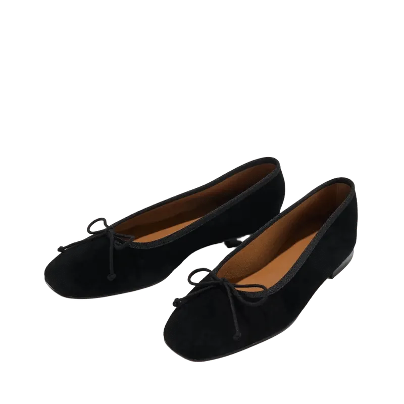 The Fonteyn - Black Suede