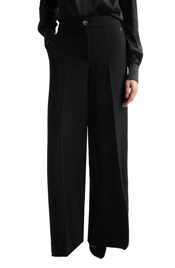 Palais Stretch Suiting Wide Leg Pants