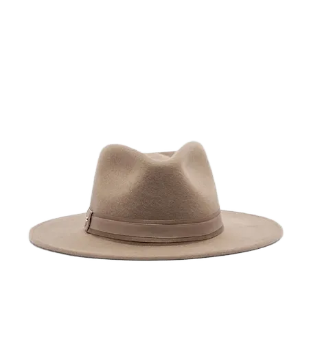 Wool and cashmere fedora