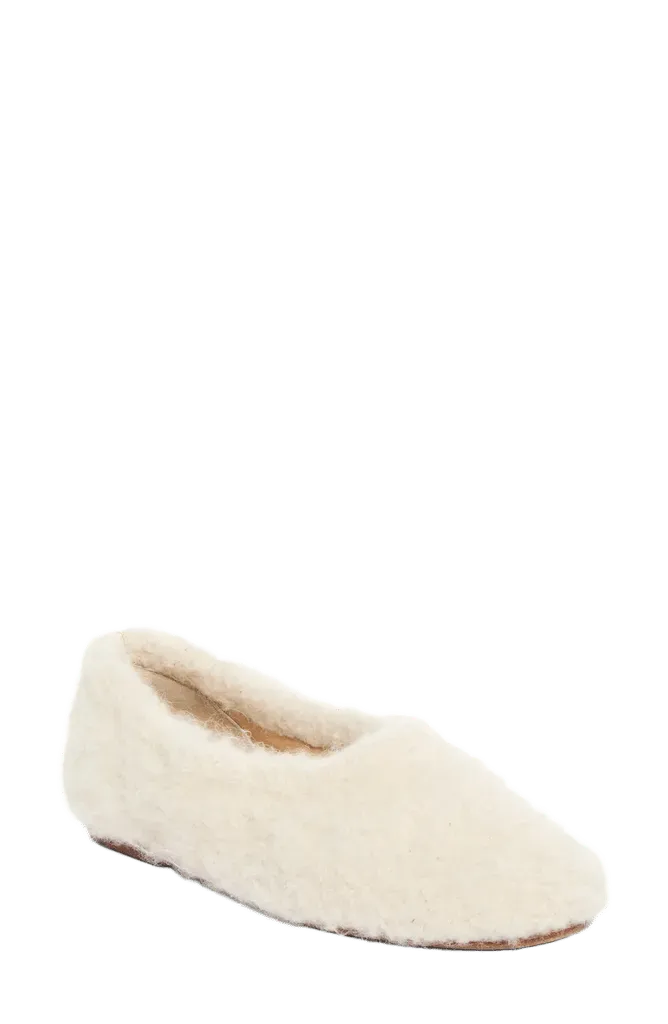 Emperor Faux Shearling Flat