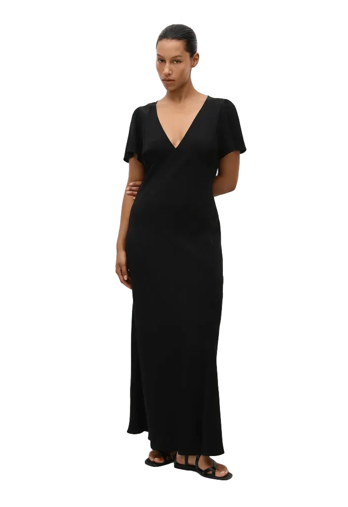 Short Sleeve Bias Dress
