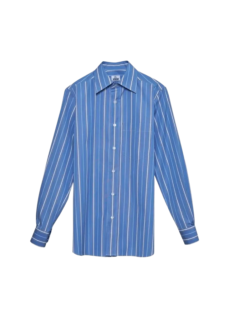 Cotton Poplin New Work Button-Down Shirt