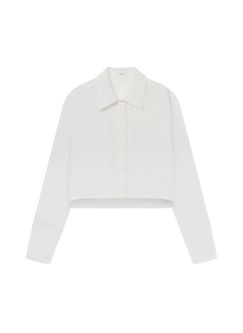 Maude Cropped Cotton Shirt