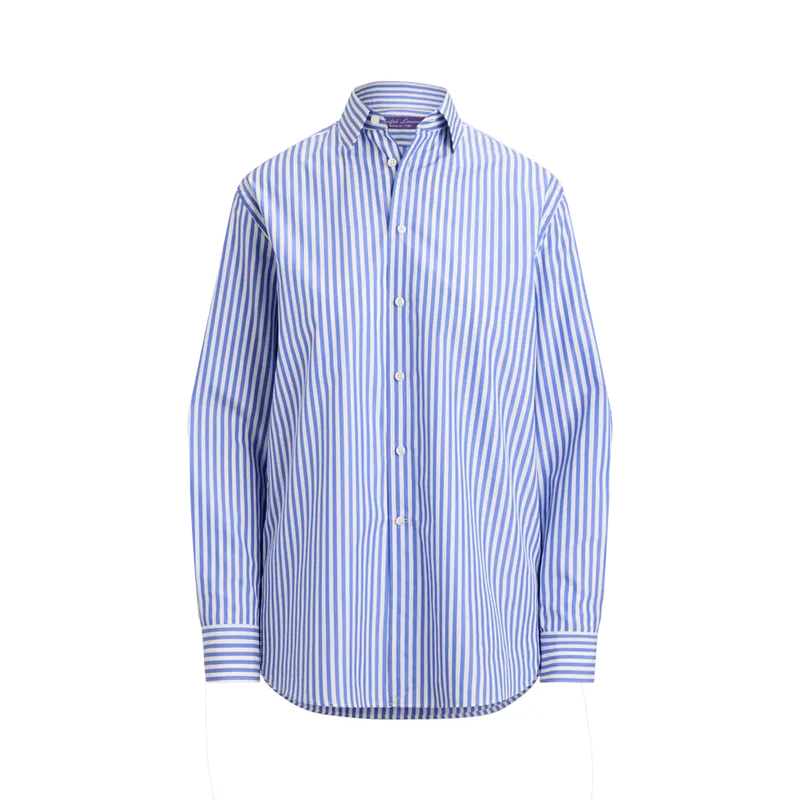 Adrien Relaxed Fit Striped Cotton Shirt