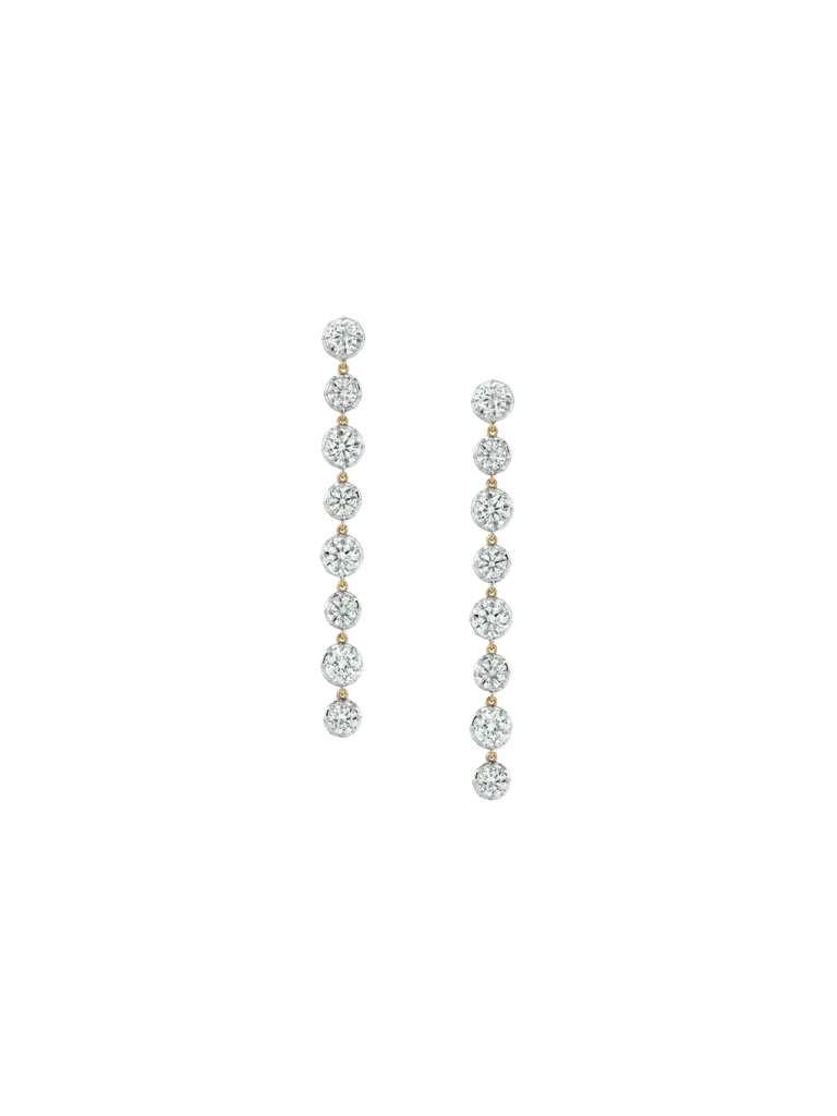 SHORT SYLVIE RIVIÈRE EARRINGS IN MOISSANITE