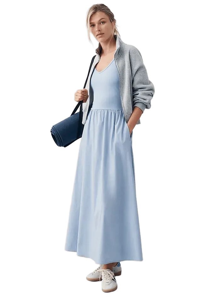 Sweaty Betty Explorer Rib Maxi Dress