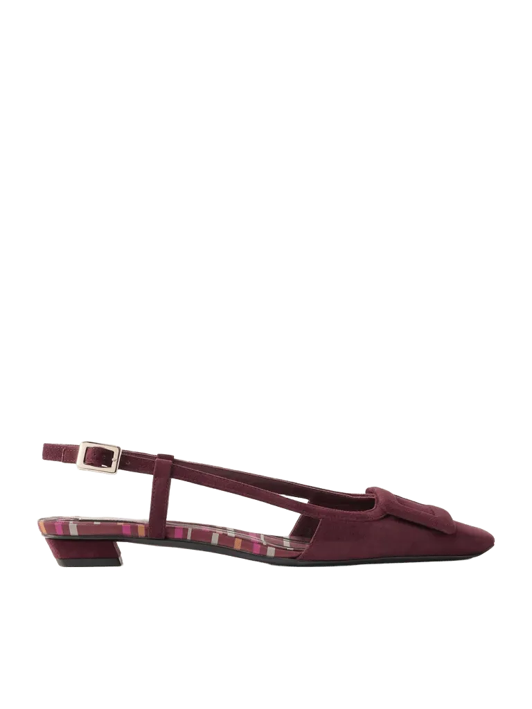 25 suede slingback ballet flats