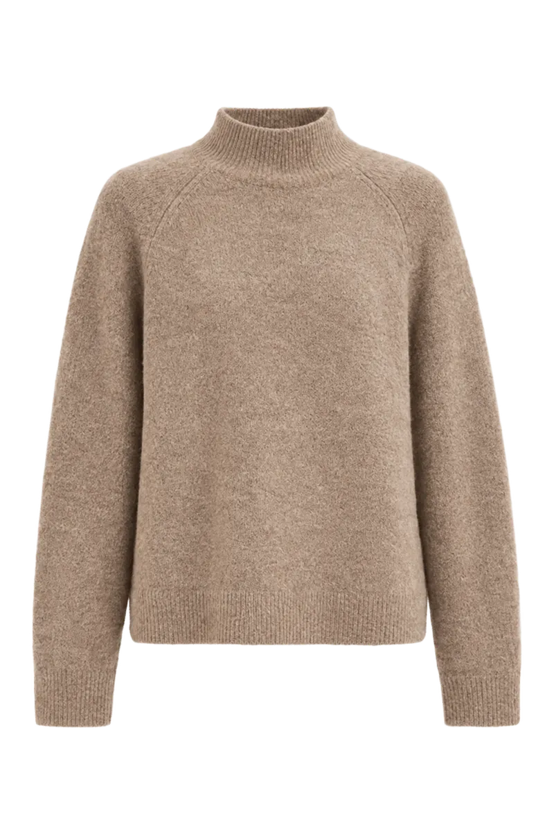 The Adelaide Mockneck Sweater in Cloudsoft