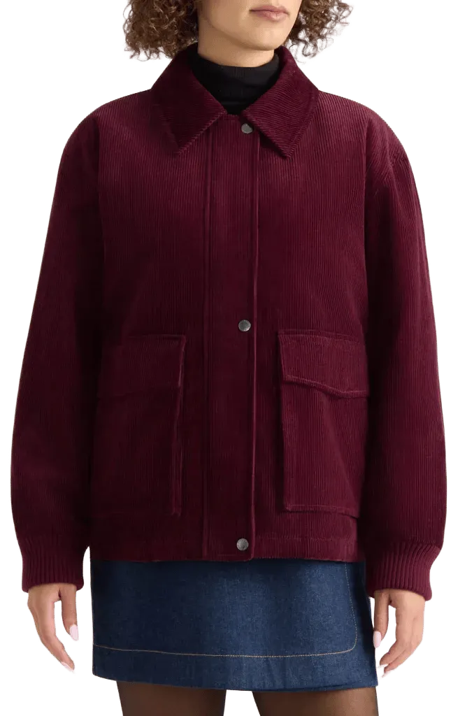 Bente Corduroy Padded Boyfriend Jacket