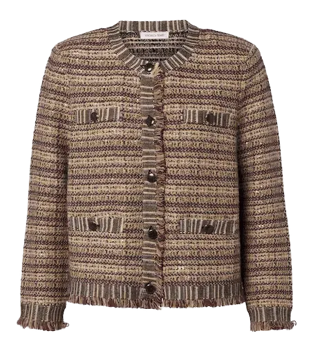 Sariyah cropped tweed jacket