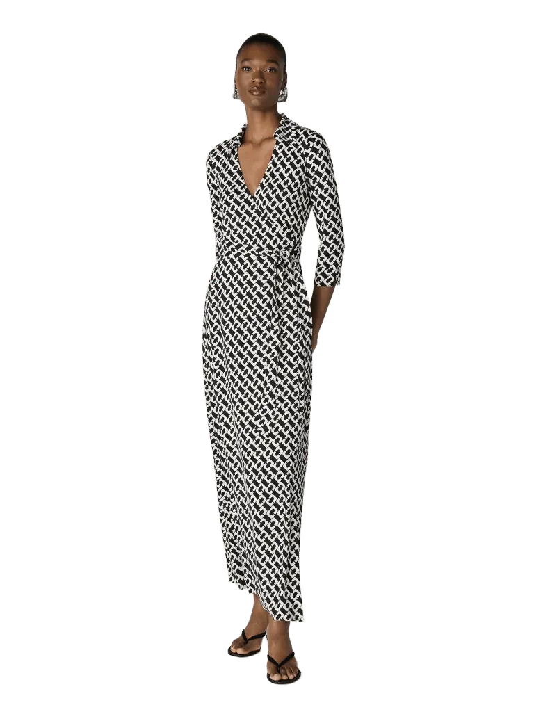 New Abigail Wrap Maxi Dress