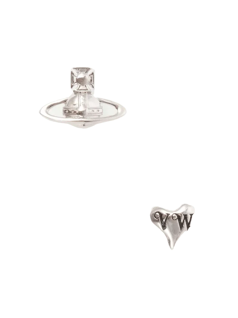 Leodaria logo sterling silver earrings - silver - One Size