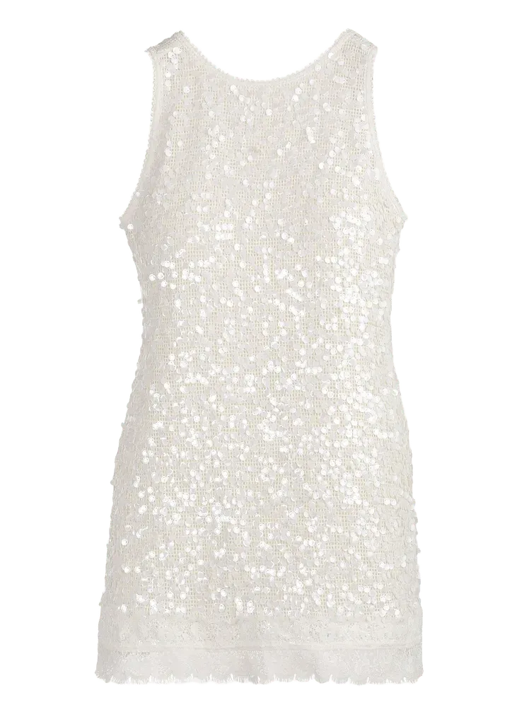 Vivienne Mini Dress in White