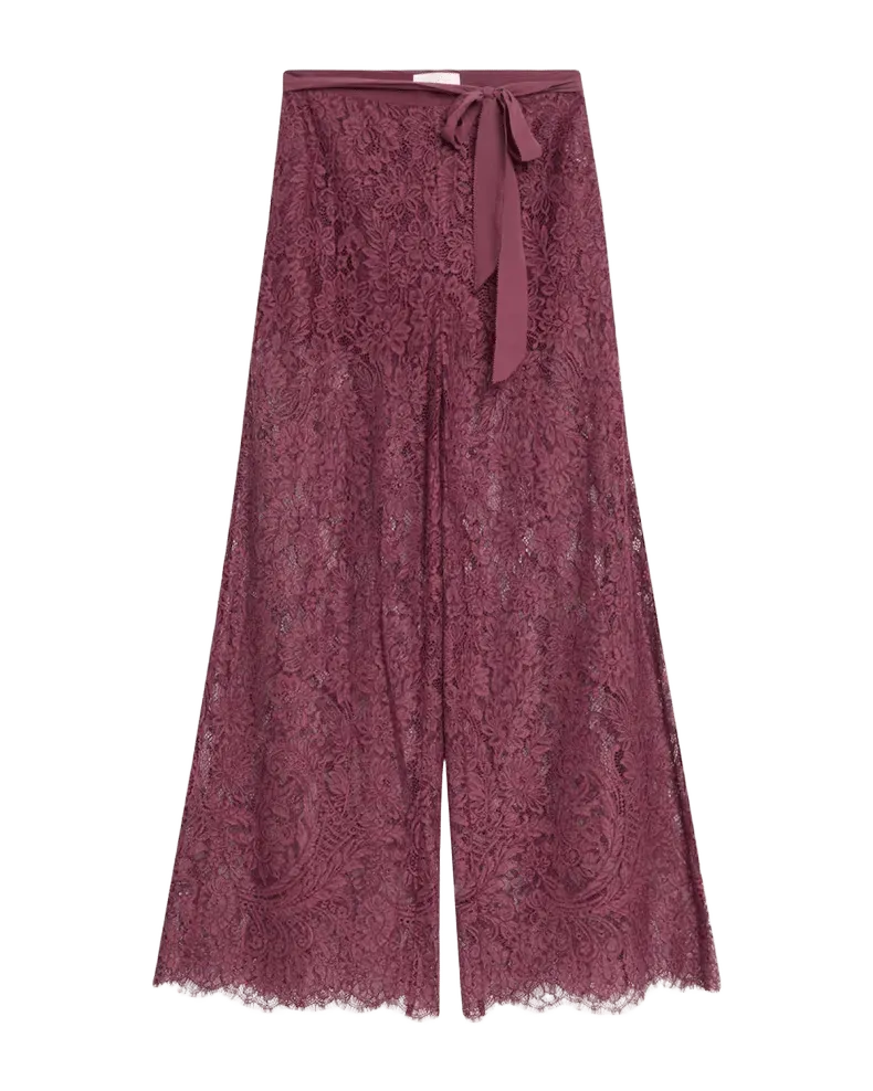 Riana Floral Lace Pants