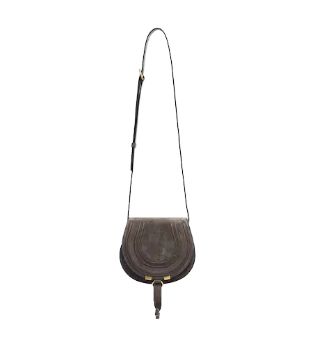Marcie Small suede crossbody bag