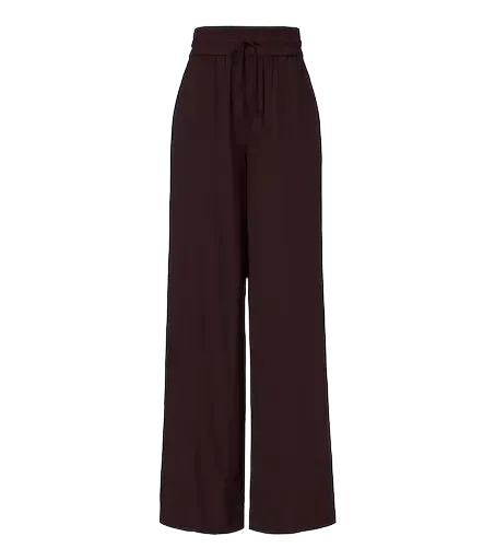 Dee crêpe wide-leg pants