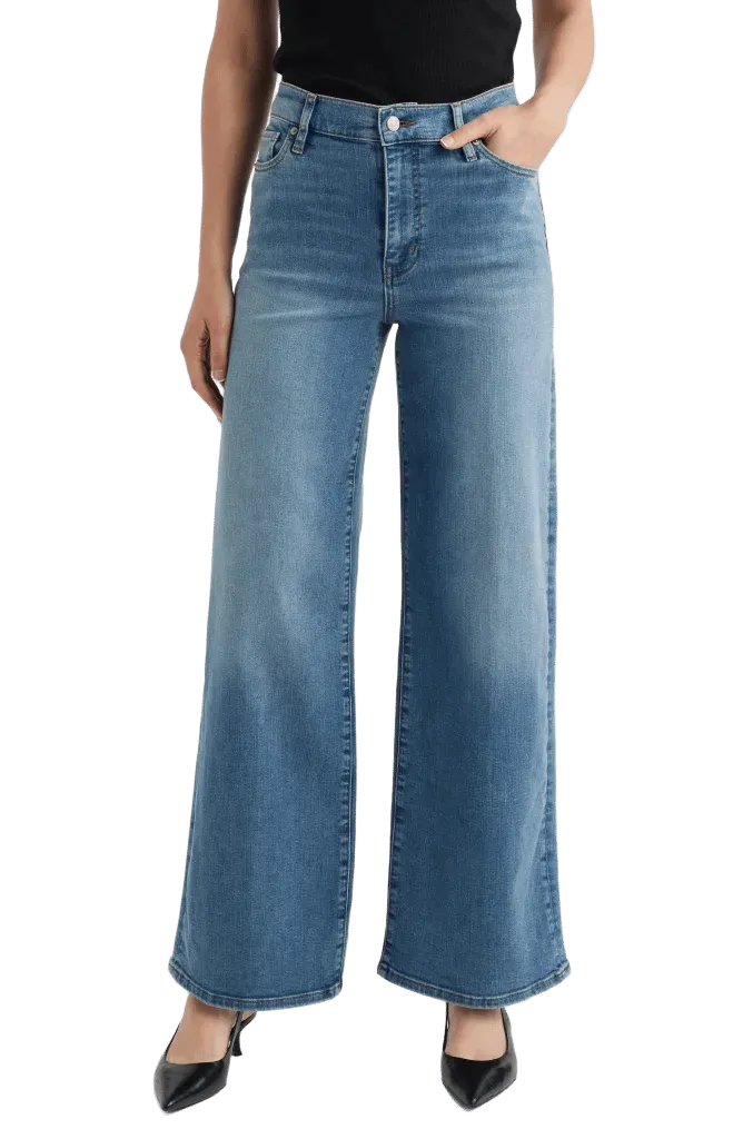 Le Slim Palazzo High Waist Wide Leg Jeans