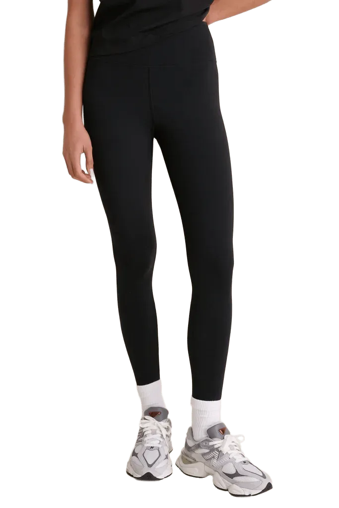 Black High Rise Brushed Interior Mackenzie Legging