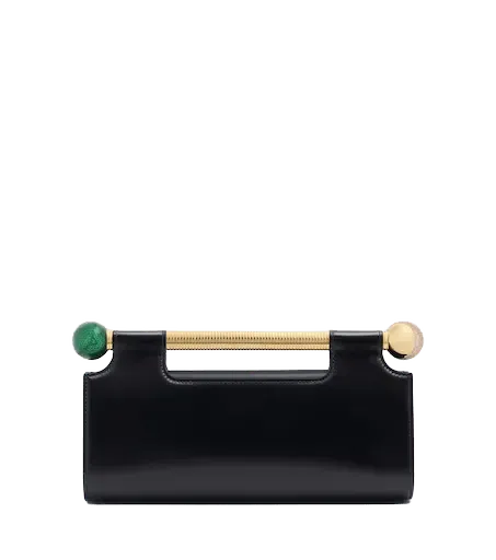 Tubogas Spheres leather clutch