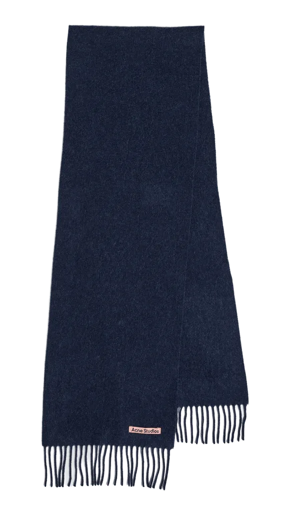 Canada Skinny Wool Scarf