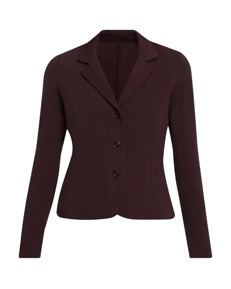 Single-Breasted French Terry Jacket