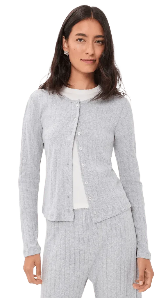 Pointelle Classic Cardigan II