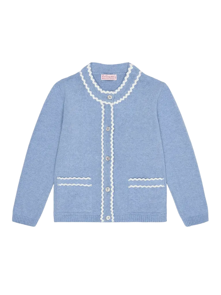 Blue Alegria Cotton Girl Cardigan