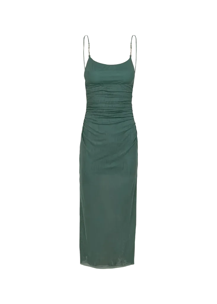 Vix Lorena Mesh Midi Dress