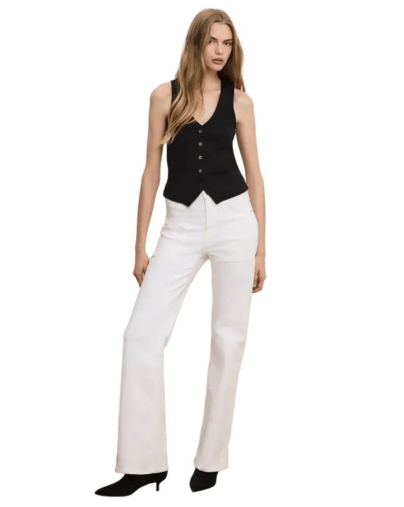 Crosbie Slim Wide-Leg Jean