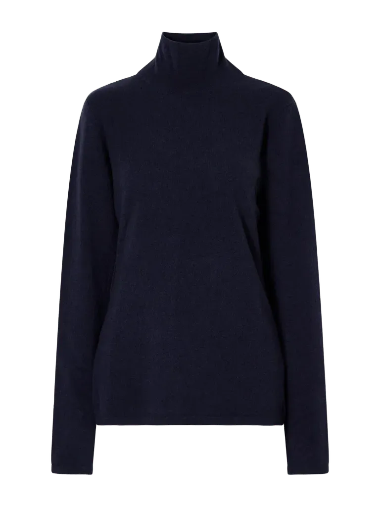 Wool and cashmere-blend turtleneck sweater
