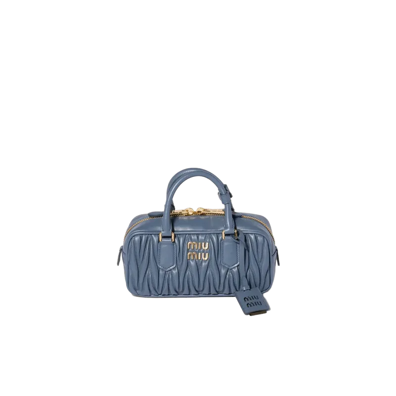 Arcadie matelassé nappa leather bag