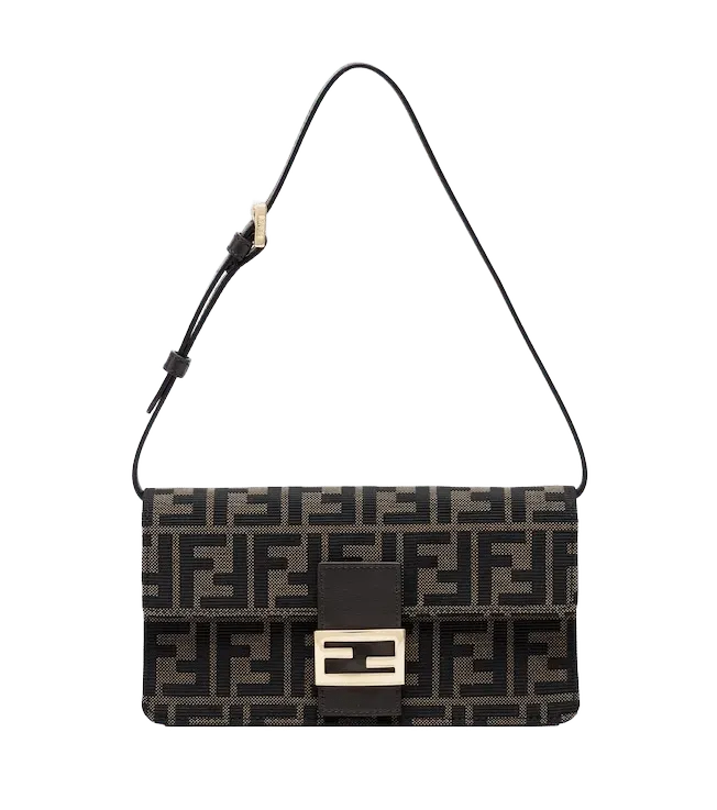 Tube jacquard canvas wallet on chain