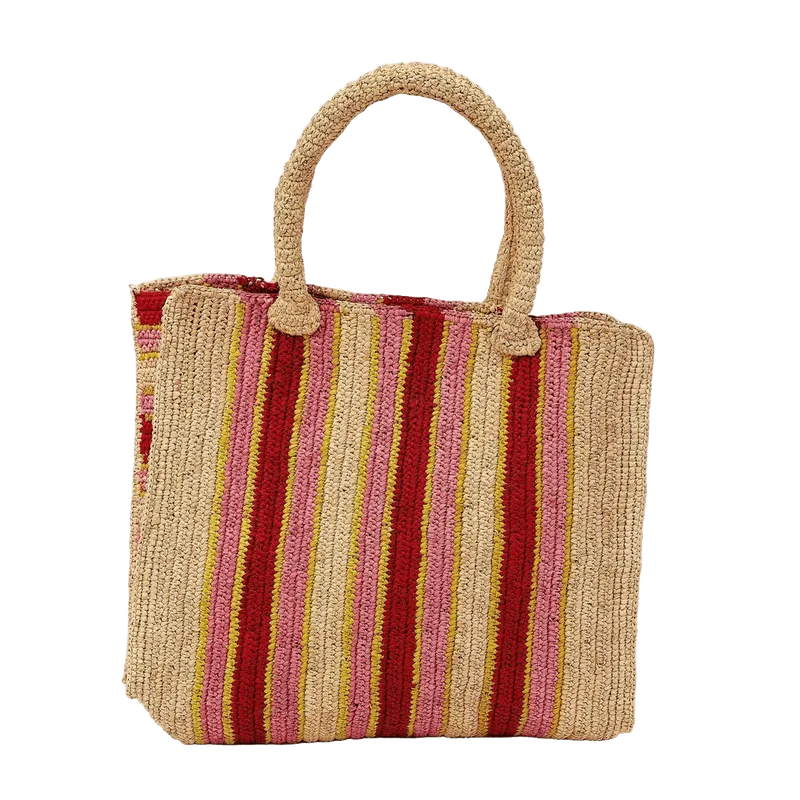 Arlington Stripe Tote in Sunset Stripe
