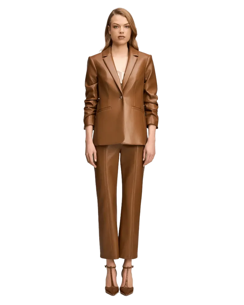 Vegan Leather Kylie Jacket
