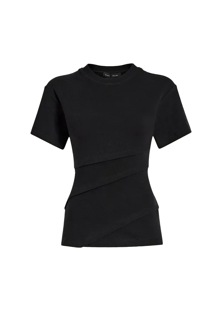 Proenza Schouler Hilma Pleated Cotton-Blend Top