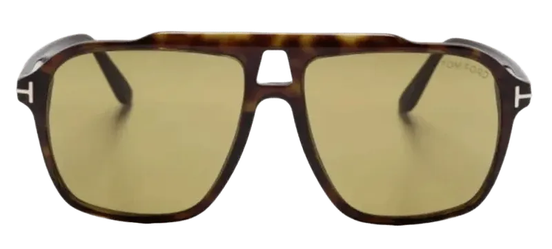 Tom Ford Eyewear FT1209 Tortoiseshell Acetate Sunglasses — Brown
