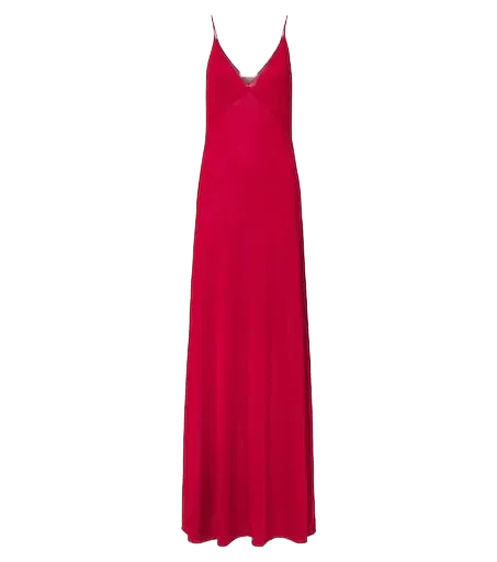 Silk maxi dress