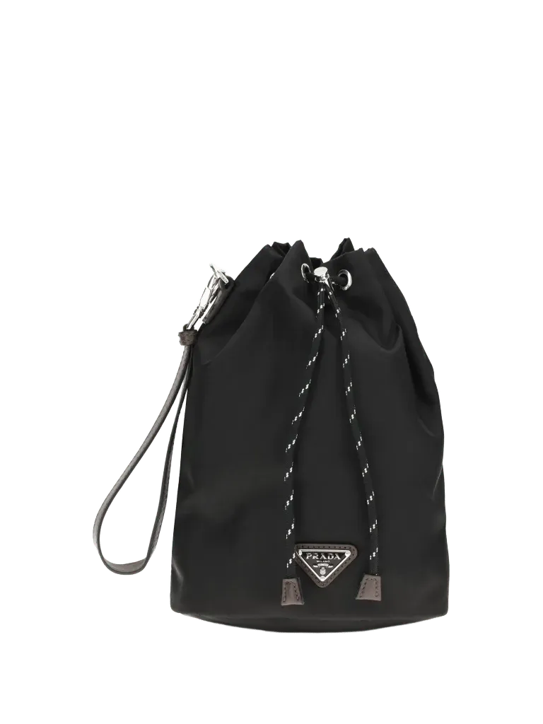 Prada Speedrock Bucket Bag — Black