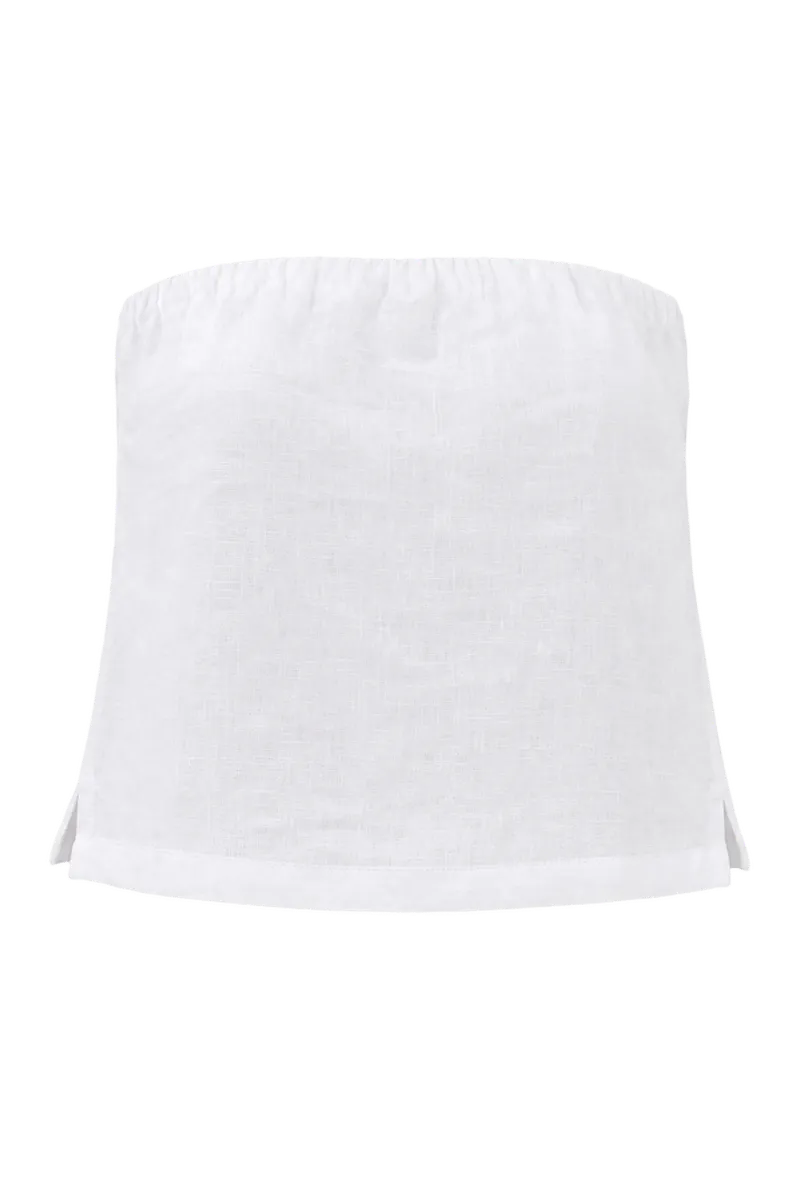 Gianna Linen Tube Top