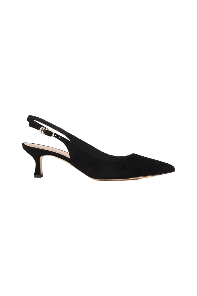 Isla suede slingback pumps