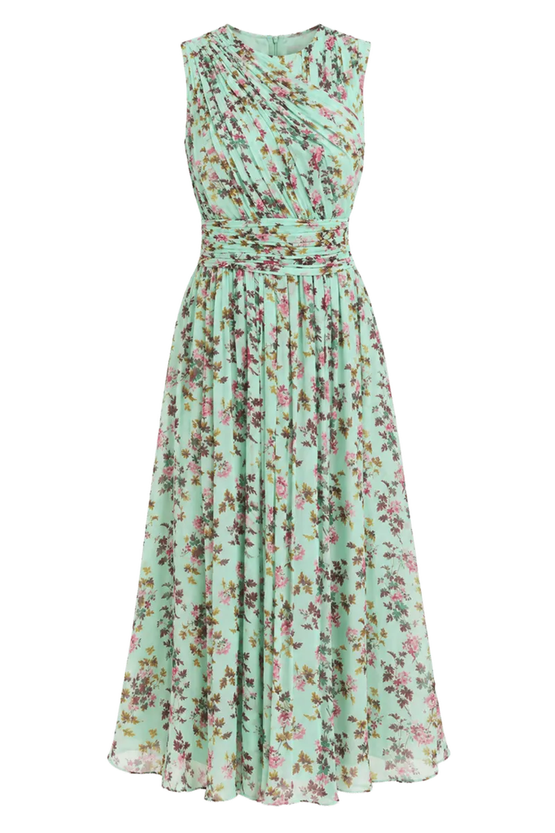 Opaline Celestina Sleeveless Silk Dress