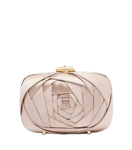 Rose Vivier satin clutch