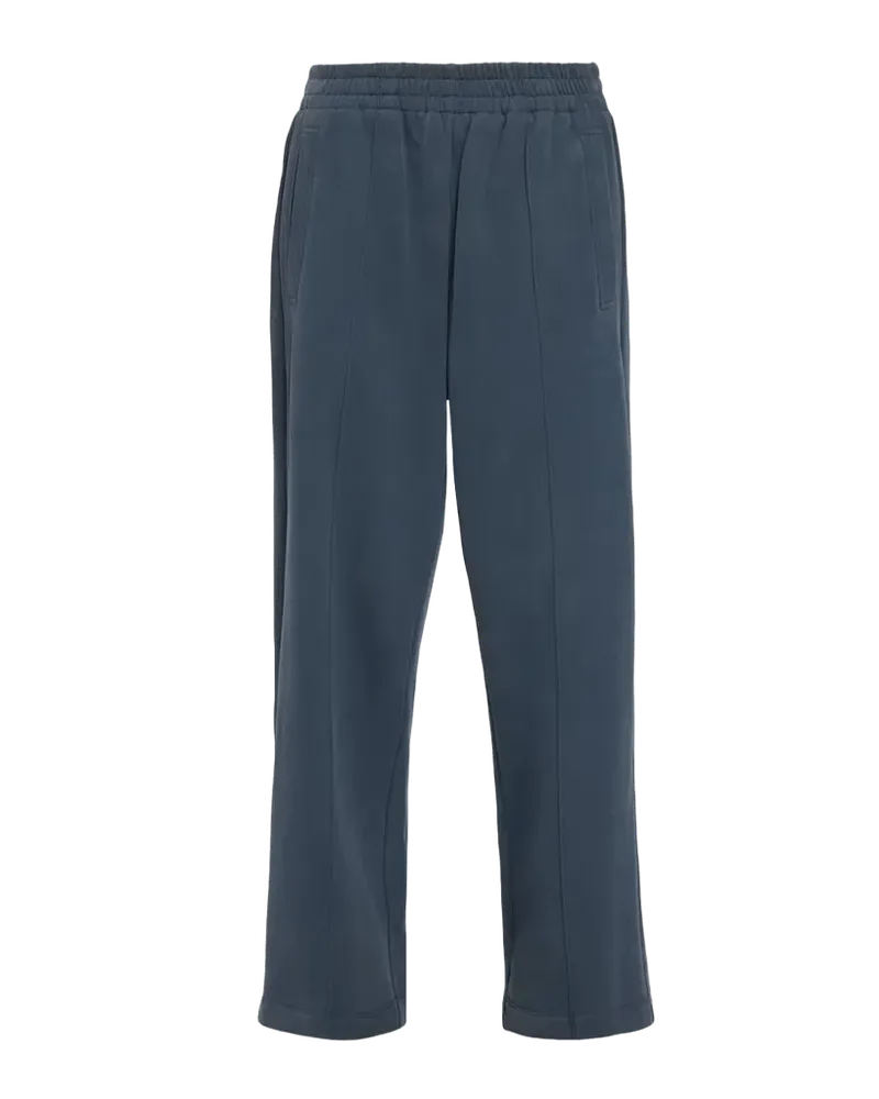 Brunello Cucinelli Smooth Cotton Fleece Ankle Sweatpants