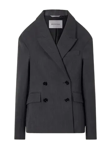 Stola double-breasted wool jacket